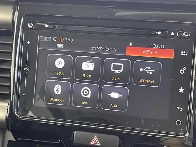 スズキ ハスラー Jスタイル Ⅱ 群馬県 2016(平28)年 2.9万km クールカーキパールメタリック/ホワイト2トーンルーフ 禁煙車　純正ナビ　Ｂｌｕｅｔｏｏｔｈ　ＣＤ　ＤＶＤ　ＵＳＢ　ＡＵＸ　全方位カメラ　衝突軽減システム　シートヒーター　電動格納ミラー　ステアリングリモコン　アイドリングストップ　オートライト　純正ＡＷ