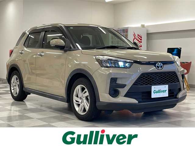 トヨタ ライズ G 岐阜県 2020(令2)年 4万km ナチュラルベージュマイカM ワンオーナー/９インチディスプレイオーディオ/全周囲モニター/Bluetooth/フルセグTV/スマートアシスト/先行車発信警告/車線逸脱警報/ステアリングアシスト/標識認識機能/アイドリングストップ/前後ドライブレコーダー/コーナーセンサー/ビルトインETC/保証書/取扱説明書/スペアキー
