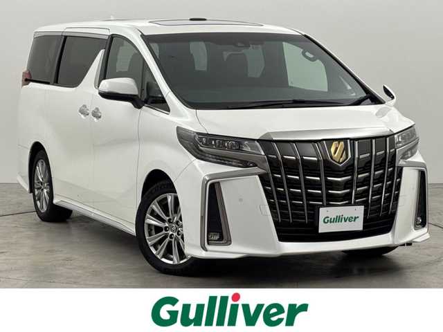 トヨタ アルファード S タイプゴールド 福岡県 2020(令2)年 5.2万km ホワイトパールクリスタルシャイン ツインムーンルーフ/後席モニター　/純正９インチＤＡ　/３眼ＬＥＤ　/ＥＴＣ　/前後ドラレコ　/バックカメラ　/両パワースライドドア　/電動リアゲート　/レーダークルーズコントロール　/衝突軽減　/レーンキープ　/コーナーセンサー