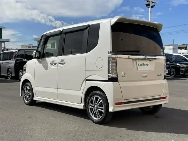 ホンダ Ｎ ＢＯＸ カスタム G Lパッケージ 東京都 2017(平29)年 7.7万km プレミアムホワイトパールⅡ カロッツェリアナビ/フルセグTV/CD/DVD再生/Bluetooth接続/片側パワースライドドア/ビルトインETC/ドライブレコーダー/横滑り防止措置/ECONモード/ステアリングスイッチ/スマートキー/オートエアコン