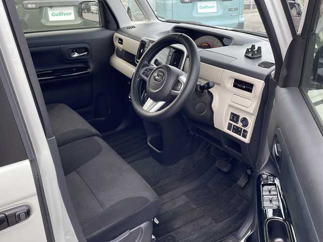 ダイハツ ムーヴ キャンバス X ブラックアクセント リミテッド SAⅢ 山口県 2019(令1)年 3.5万km パールホワイトⅢ 純正８型ナビ（フルセグTV、Bluetooth）/全方位カメラ/両側パワースライドドア/オートライト/アイドリングストップ/横滑り防止装置/衝突被害軽減ブレーキ/W＋サイドエアバック/後コーナーセンサー/スマートキー