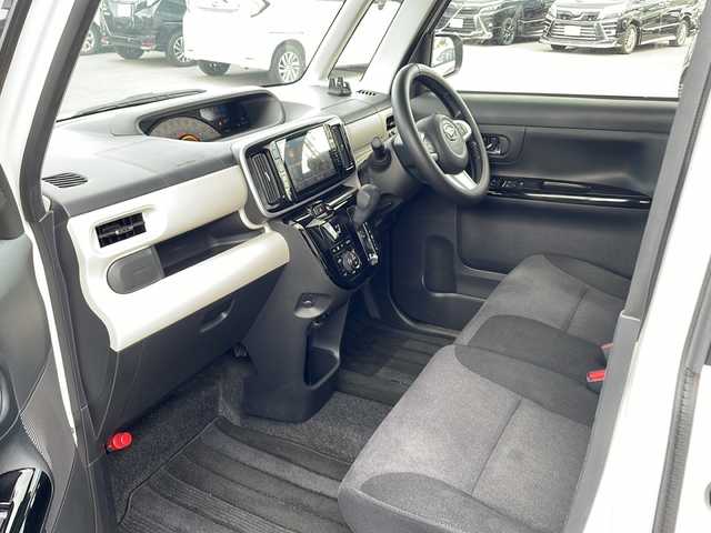 ダイハツ ムーヴ キャンバス X ブラックアクセント リミテッド SAⅢ 山口県 2019(令1)年 3.5万km パールホワイトⅢ 純正８型ナビ（フルセグTV、Bluetooth）/全方位カメラ/両側パワースライドドア/オートライト/アイドリングストップ/横滑り防止装置/衝突被害軽減ブレーキ/W＋サイドエアバック/後コーナーセンサー/スマートキー