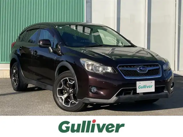 スバル インプレッサ ＸＶ 2．0i－L アイサイト 福岡県 2012(平24)年 8.3万km ディープチェリーパール 4WD/ブラックレザーセレクション/社外ディスプレイオーディオ/バックカメラ/ビルトインETC/ドライブレコーダー/全車速追従機能付クルーズコントロール/アイサイトver2/・衝突被害軽減ブレーキ/・車線逸脱警報/・AT誤発進抑制/HIDヘッドランプ/オートライト/オートエアコン/革巻きステアリング/パドルシフト/ブラック革シート/前席シートヒーター/運転席パワーシート/純正17インチアルミホイール/スマートキー/プッシュエンジンスタート