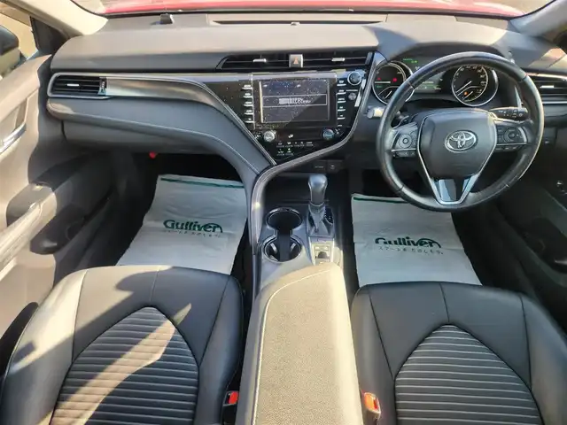 トヨタ カムリ WS 宮城県 2019(平31)年 8.3万km エモーショナルレッドⅡ 純正MOP8型ナビ/フルセグTV/バックモニター/ビルトインETC2.0/ドライブレコーダー/レーダークルーズコントロール/クリアランスソナー/セーフティセンス/・衝突被害軽減ブレーキ/・車線逸脱警報/・オートマチックハイビーム/LEDヘッドランプ/LEDフロントフォグランプ/革巻きステアリング/ハーフレザーシート/運転席パワーシート/純正17インチアルミホイール/スマートキー/プッシュエンジンスタート/禁煙車