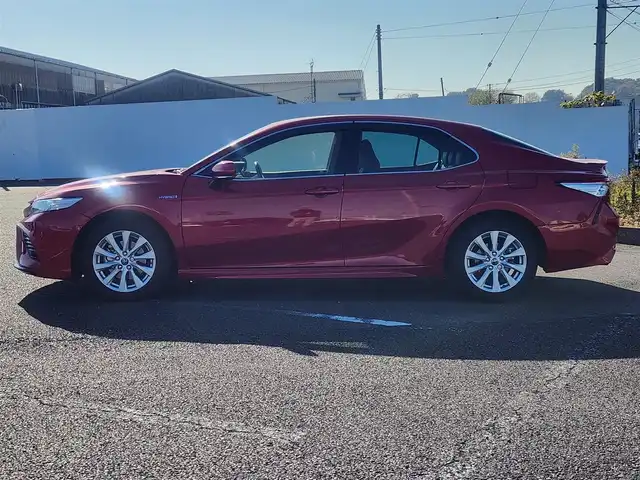 トヨタ カムリ WS 宮城県 2019(平31)年 8.3万km エモーショナルレッドⅡ 純正MOP8型ナビ/フルセグTV/バックモニター/ビルトインETC2.0/ドライブレコーダー/レーダークルーズコントロール/クリアランスソナー/セーフティセンス/・衝突被害軽減ブレーキ/・車線逸脱警報/・オートマチックハイビーム/LEDヘッドランプ/LEDフロントフォグランプ/革巻きステアリング/ハーフレザーシート/運転席パワーシート/純正17インチアルミホイール/スマートキー/プッシュエンジンスタート/禁煙車