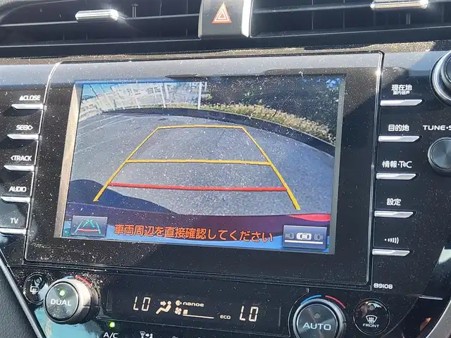 トヨタ カムリ WS 宮城県 2019(平31)年 8.3万km エモーショナルレッドⅡ 純正MOP8型ナビ/フルセグTV/バックモニター/ビルトインETC2.0/ドライブレコーダー/レーダークルーズコントロール/クリアランスソナー/セーフティセンス/・衝突被害軽減ブレーキ/・車線逸脱警報/・オートマチックハイビーム/LEDヘッドランプ/LEDフロントフォグランプ/革巻きステアリング/ハーフレザーシート/運転席パワーシート/純正17インチアルミホイール/スマートキー/プッシュエンジンスタート/禁煙車