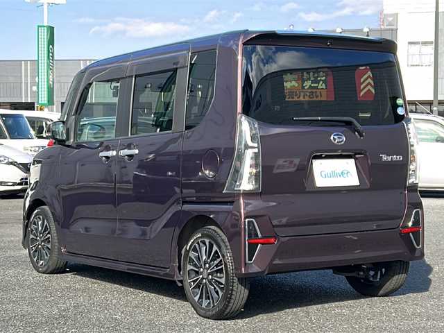 ダイハツ タント カスタム RS 千葉県 2021(令3)年 4.2万km プラムブラウンクリスタルマイカ ワンオーナー/スマートアシスト/・衝突警報機能/・衝突回避ブレーキ機能/・ブレーキ制御付誤発進抑制機能/・車線逸脱警報機能/・先行車発進お知らせ機能/・標識認識機能/・オートハイビーム/純正メモリナビ【NMZK-W71D】/フルセグTV/BT/CD/DVD/バックカメラ/ETC/前後ドライブレコーダー【ZDR-025】/両側パワースライドドア/コーナーセンサー/アイドリングストップ/ステアリングリモコン/ハーフレザーシート/D+N席シートヒーター/プッシュスタート/・スマートキー/・スペアキー1本/電動格納ミラー/・ウィンカーミラー/純正フロアマット/純正14インチアルミホイール/ドアバイザー/保証書/取扱説明書