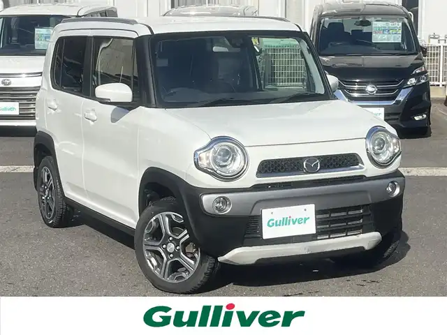 マツダ フレア クロスオーバー XS 島根県 2014(平26)年 3.3万km ホワイトパール 純正メモリナビ　/フルセグＴＶ　/ＤＶＤ再生　/Ｂｌｕｅｔｏｏｔｈ接続　/バックカメラ　/アイドリングストップ　/衝突軽減ブレーキ　/運転席シートヒーター　/スマートキー　/プッシュスタート　/純正ＨＩＤヘッドライト　/純正１５インチアルミホイール/社外フロアマット/スペアキー1本