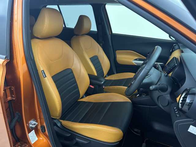 日産 キックス X ツートーンインテリアED 茨城県 2020(令2)年 4.8万km プレミアムホライズンオレンジ/ピュアブラック 2トーン ワンオーナー　純正９型ナビ　フルセグＴＶ　パノラミックビューモニター　衝突軽減ブレーキ　追従クルコン　デジタルインナーミラー　ＥＴＣ　シートヒーター　スマートキ―　ＬＥＤライト　純正アルミホイール