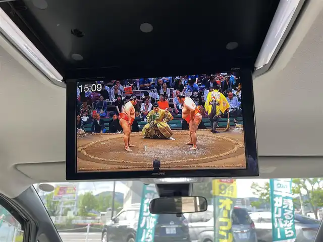 トヨタ ヴォクシー ZS 煌 長野県 2016(平28)年 9.6万km ブラック 4WD/ALPINEナビ/Bluetooth/フルセグテレビ（キャンセラー有）/ALPINEフリップダウンモニター/ビルトインETC/アイドリングストップ/三列シート/シートカバー/コーナーセンサー前後/社外マフラー/ローダウン/純正AW付サマータイヤ積み込み/エンジンスターター/保証書/取り扱い説明書