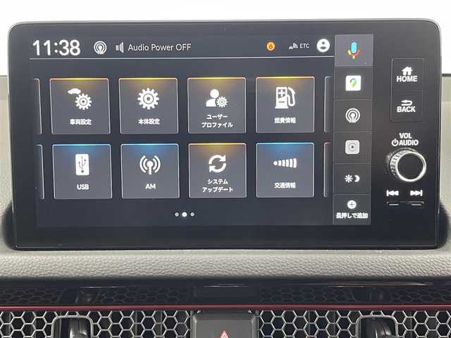 ホンダ シビック RS 埼玉県 2024(令6)年 0.7万km ソニックグレーパール ホンダセンシング/メーカー9インチナビ（google搭載）/BOSEスピーカー（12スピーカー）/ホンダコネクトディスプレイー/クリアランスソナー/テールゲートスポイラーWING/純正アルミ/LEDヘッドライト＆フォグランプ/パワーシート/2.0ETC/ドライブレコーダー