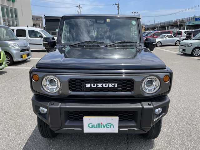 スズキ ジムニー XC 石川県 2023(令5)年 2.8万km ブルーイッシュブラックパール3 4WD/社外オーディオ/ブラックアルミホイール/クルーズコントロール/スマートキー/プッシュスタート/電動ミラー/LEDヘッドライト/シートヒーター/ロッドホルダー/オプショングリル/フォグランプ/ETC/保証書