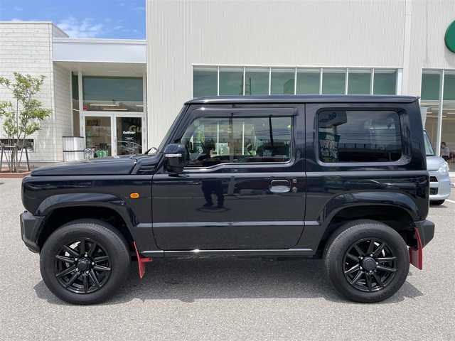 スズキ ジムニー XC 石川県 2023(令5)年 2.8万km ブルーイッシュブラックパール3 4WD/社外オーディオ/ブラックアルミホイール/クルーズコントロール/スマートキー/プッシュスタート/電動ミラー/LEDヘッドライト/シートヒーター/ロッドホルダー/オプショングリル/フォグランプ/ETC/保証書