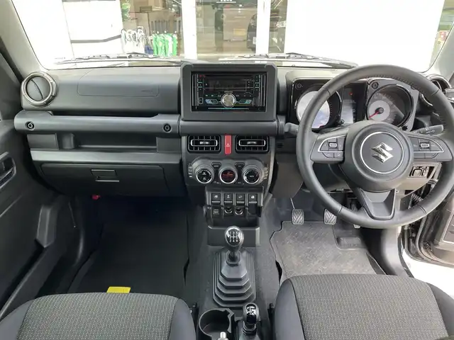 スズキ ジムニー XC 石川県 2023(令5)年 2.8万km ブルーイッシュブラックパール3 4WD/社外オーディオ/ブラックアルミホイール/クルーズコントロール/スマートキー/プッシュスタート/電動ミラー/LEDヘッドライト/シートヒーター/ロッドホルダー/オプショングリル/フォグランプ/ETC/保証書