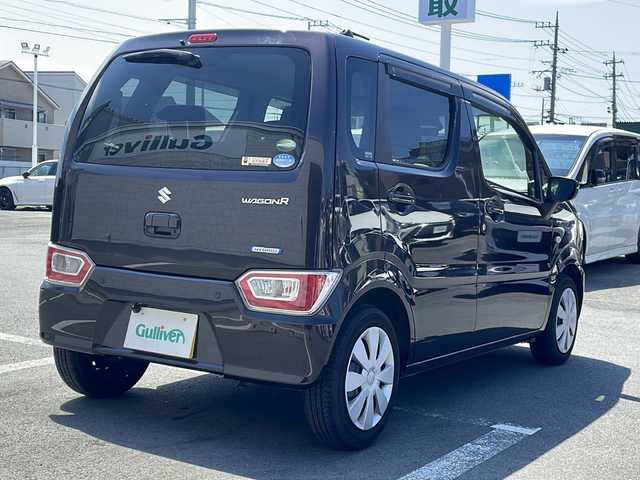 スズキ ワゴンＲ HYBRID FX 静岡県 2021(令3)年 3.3万km アーバンブラウンパールメタリック 禁煙/社外ディスプレイオーディオ/（AM/FM/BT）/・バックカメラ/コーナーセンサー/アイドリングストップ/衝突軽減ブレーキ/レーンキープアシスト/シートヒーター（運転席）/ハロゲンライト/・オートライト/前後ドライブレコーダー/プッシュスタート/・スマートキー/・スペアキー