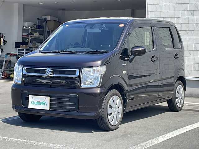 スズキ ワゴンＲ HYBRID FX 静岡県 2021(令3)年 3.3万km アーバンブラウンパールメタリック 禁煙/社外ディスプレイオーディオ/（AM/FM/BT）/・バックカメラ/コーナーセンサー/アイドリングストップ/衝突軽減ブレーキ/レーンキープアシスト/シートヒーター（運転席）/ハロゲンライト/・オートライト/前後ドライブレコーダー/プッシュスタート/・スマートキー/・スペアキー