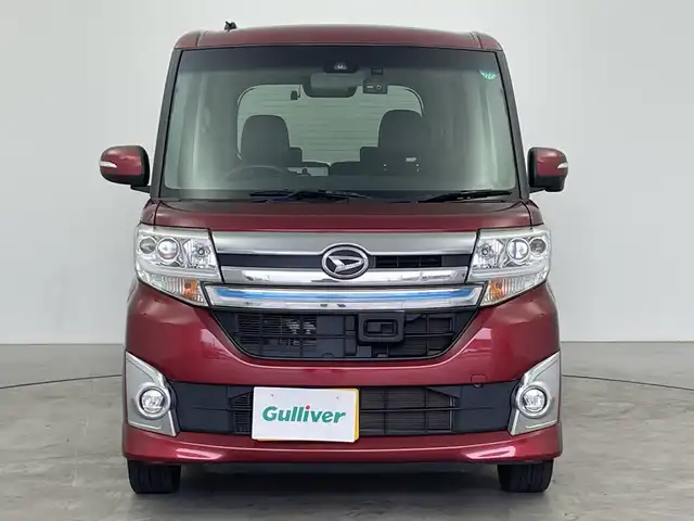 ダイハツ タント カスタム RS トップED SAⅡ 三重県 2015(平27)年 6.2万km ファイアークォーツレッドM メモリーナビ/フルセグＴＶ Bluetoothオーディオ/バックカメラ/ETC/前後録画ドライブレコーダー/両側パワースライドドア/LEDヘッドライト/フォグライト/１５インチアルミホイール/スマートキー