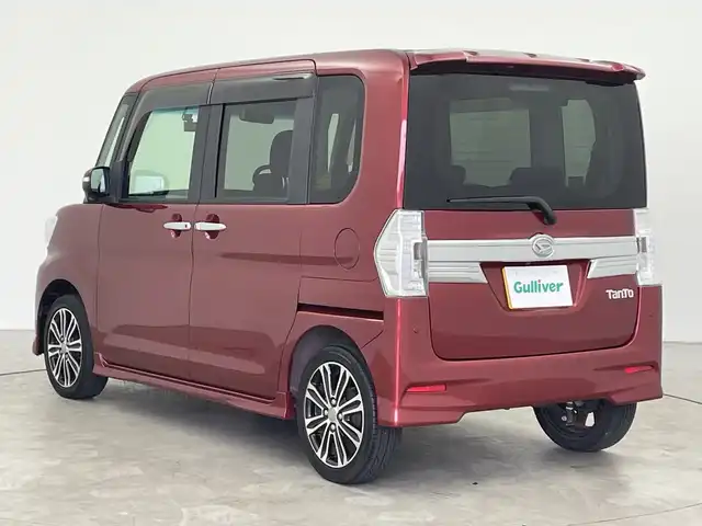 ダイハツ タント カスタム RS トップED SAⅡ 三重県 2015(平27)年 6.2万km ファイアークォーツレッドM メモリーナビ/フルセグＴＶ Bluetoothオーディオ/バックカメラ/ETC/前後録画ドライブレコーダー/両側パワースライドドア/LEDヘッドライト/フォグライト/１５インチアルミホイール/スマートキー