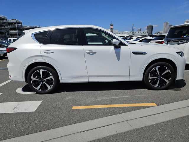 マツダ ＣＸ－６０ XD HV プレミアムモダン 香川県 2023(令5)年 2.4万km ロジウムホワイトプレミアムメタリック 〇純正12.3インチナビ/〇フルセグTV/〇360°ビューモニター/〇ビルトインETC/〇4WD/〇ターボ/〇スマートブレーキサポート/〇レーダークルーズコントロール/〇ブラインドスポットモニター/〇パワーバックドア/〇LEDヘッドランプ/〇オートライト/〇純正20インチアルミ/〇革巻きステアリング/〇パドルシフト/〇ステアリングヒーター/〇白革シート/〇シートヒーター/〇シートベンチレーション/〇パワーシート/〇アドバンスドキーレス/〇禁煙車