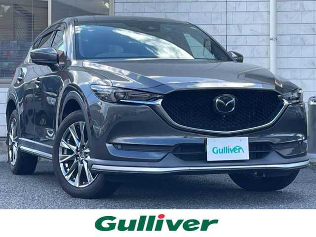 マツダ ＣＸ－５ XD エクスクルーシブモード 福岡県 2018(平30)年 4.3万km マシーングレープレミアムM ワンオーナー/サンルーフ/BOSEプレミアムサウンド/純正メモリナビ/　(AM/FM/Bluetooth/CD/DVD/フルセグTV)/360°ビューモニター/バック/フロント/サイドモニター/i-ACTIVSENSE/・誤発進抑制（前進・後退）/・アダプティブLEDヘッドライト/・アドバンストスマートシティブレーキサポート/・交通標識認識システム/・車間認知支援システム/・車線逸脱警報システム/・スマートシティブレーキサポート/・超音波センサー（フロント・リア）/・ドライバーアテンションアラート/・ハイビームコントロールシステム/・フォワードセンシングカメラ/・ブラインドスポットモニター/・レーダークルーズコントロール/・リアクロストラフィックアラート/・レーダーセンサー（フロント・リア）/・レーンキープアシスト/アイドリングストップ/純正19インチAW/パワーバックドア/前方ドライブレコーダー/ヘッドアップディスプレイ/ステアリングヒーター/黒レザーシート/パワーシート(D/N)/シートヒーター/エアシート（D/N）/シートメモリー(D)/純正フロアマット/USBポート/スペアキー×1/保証書/取扱説明書