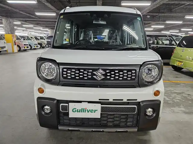 スズキ スペーシア ギア HYBRID XZターボ 宮崎県 2020(令2)年 1.2万km ピュアホワイトP カロッツェリア8型ナビ/フルセグTV/両側パワースライドドア/全方位モニター用カメラパッケージ/ビルトインETC/アダプティブクルーズコントロール/リアパーキングセンサー/セーフティサポート/・デュアルカメラブレーキサポート/・後退時ブレーキサポート/・前後誤発進抑制機能/・車線逸脱警報機能/・ふらつき警報機能/・ハイビームアシスト/・先行車発進お知らせ機能/IC付ターボ/LEDヘッドランプ/革巻きステアリング/パドルシフト/前席シートヒーター/純正14インチアルミホイール/キーレスプッシュスタートシステム/禁煙車