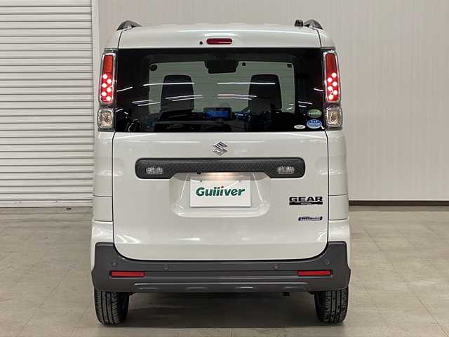 スズキ スペーシア ギア HYBRID XZターボ 熊本県 2020(令2)年 1.2万km ピュアホワイトP カロッツェリア8型ナビ/フルセグTV/両側パワースライドドア/全方位モニター用カメラパッケージ/ビルトインETC/アダプティブクルーズコントロール/リアパーキングセンサー/セーフティサポート/・デュアルカメラブレーキサポート/・後退時ブレーキサポート/・前後誤発進抑制機能/・車線逸脱警報機能/・ふらつき警報機能/・ハイビームアシスト/・先行車発進お知らせ機能/IC付ターボ/LEDヘッドランプ/革巻きステアリング/パドルシフト/前席シートヒーター/純正14インチアルミホイール/キーレスプッシュスタートシステム/禁煙車