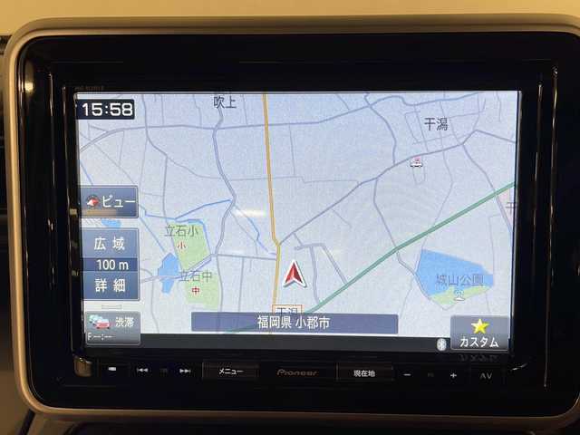 スズキ スペーシア ギア HYBRID XZターボ 熊本県 2020(令2)年 1.2万km ピュアホワイトP カロッツェリア8型ナビ/フルセグTV/両側パワースライドドア/全方位モニター用カメラパッケージ/ビルトインETC/アダプティブクルーズコントロール/リアパーキングセンサー/セーフティサポート/・デュアルカメラブレーキサポート/・後退時ブレーキサポート/・前後誤発進抑制機能/・車線逸脱警報機能/・ふらつき警報機能/・ハイビームアシスト/・先行車発進お知らせ機能/IC付ターボ/LEDヘッドランプ/革巻きステアリング/パドルシフト/前席シートヒーター/純正14インチアルミホイール/キーレスプッシュスタートシステム/禁煙車