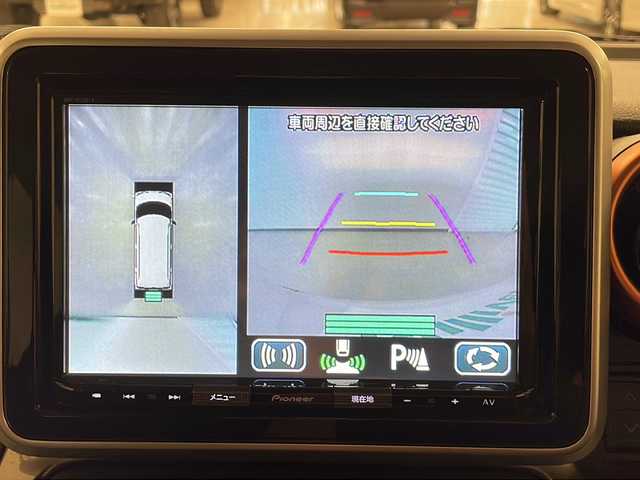 スズキ スペーシア ギア HYBRID XZターボ 熊本県 2020(令2)年 1.2万km ピュアホワイトP カロッツェリア8型ナビ/フルセグTV/両側パワースライドドア/全方位モニター用カメラパッケージ/ビルトインETC/アダプティブクルーズコントロール/リアパーキングセンサー/セーフティサポート/・デュアルカメラブレーキサポート/・後退時ブレーキサポート/・前後誤発進抑制機能/・車線逸脱警報機能/・ふらつき警報機能/・ハイビームアシスト/・先行車発進お知らせ機能/IC付ターボ/LEDヘッドランプ/革巻きステアリング/パドルシフト/前席シートヒーター/純正14インチアルミホイール/キーレスプッシュスタートシステム/禁煙車