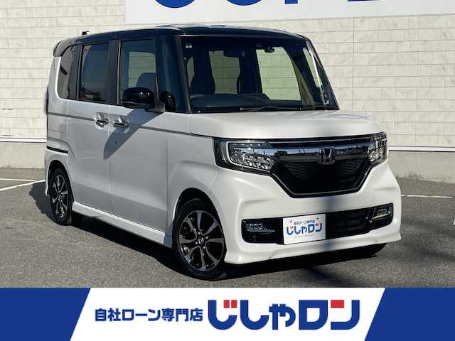 ホンダ Ｎ ＢＯＸ カスタム G L ホンダセンシング 佐賀県 2018(平30)年 10.4万km プラチナホワイトパール こちらは現金またはオートローンご利用時の価格です/自社ローンご希望の方は別途その旨お申付け下さい/禁煙車　/ツートン　/パナソニックナビ ＴＶ ＢＴオーディオ　/ＤＶＤ ＣＤ　/バックカメラ　　/両側電動ドア