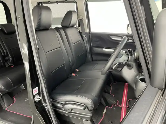 ホンダ Ｎ ＢＯＸ カスタム G ターボ Lパッケージ 愛知県 2015(平27)年 6.9万km スマートブラック 社外ナビ　両側パワスラ　バックカメラ　パドルシフト　禁煙車　フルセグ　DVD　ハーフレザー　クルコン　HIDオートライト　フォグランプ　ETC　純正フロアマット　Bluetooth　ECON　純正１５型AW　プッシュスタート　スマートキー