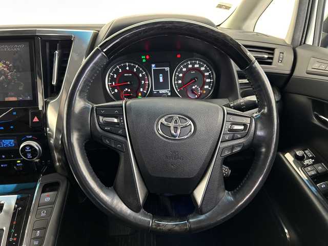 トヨタ アルファード S Cパッケージ 栃木県 2019(令1)年 6.3万km ホワイトパールクリスタルシャイン カロッツェリアナビ/(CD/DVD/フルセグTV/Bluetooth/SD/USB)/バックカメラ/両側パワースライドドア＆パワーバックドア/エグゼクティブパワーシート/BSM/オートハイビーム/フリップダウンモニター/ベンチレーション＆シートヒーター/3眼LEDヘッドライト/ステアリングヒーター/ETC/禁煙車/純正アルミホイール/ABS/横滑り防止装置/コーナーセンサー/レーンアシスト/盗難防止装置/衝突被害軽減システム