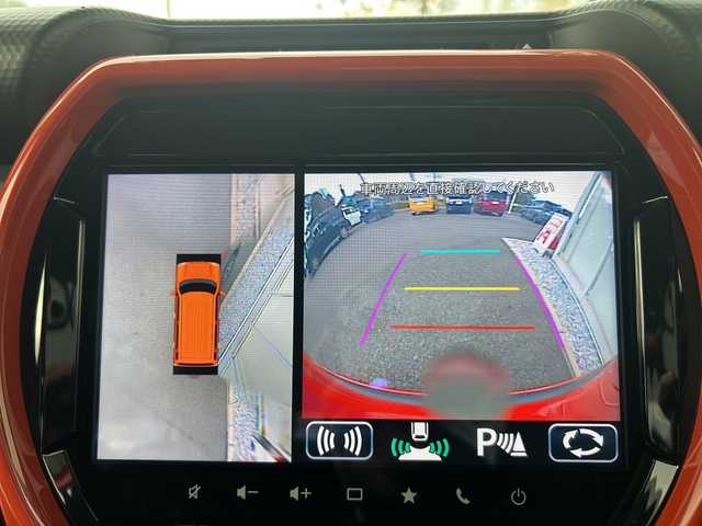 スズキ ハスラー HYBRID X ターボ 福岡県 2020(令2)年 4.7万km バーミリオンオレンジ/ガンメタリック2トーン メーカーオプション9インチナビ/（DISC/フルセグ/AM/FM/Bluetooth//USB/iPod/SmartphoneLink）/アラウンドビューモニター/ビルドインETC/前後ドライブレコーダー/デュアルカメラブレーキサポート/横滑り防止装置/レーンキープアシスト/クリアランスソナー/LEDヘッドライト/フォグランプ/クルーズコントロール/パドルシフト/ステアリングスイッチ/D/N席シートヒーター/レザー調シートカバー/電動格納ミラー/ドアバイザー