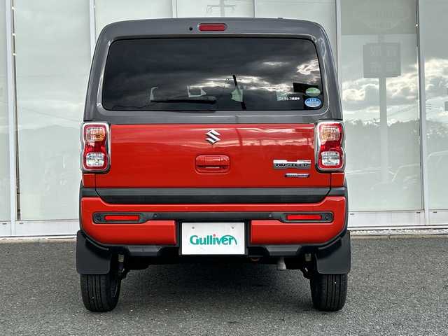 スズキ ハスラー HYBRID X ターボ 福岡県 2020(令2)年 4.7万km バーミリオンオレンジ/ガンメタリック2トーン メーカーオプション9インチナビ/（DISC/フルセグ/AM/FM/Bluetooth//USB/iPod/SmartphoneLink）/アラウンドビューモニター/ビルドインETC/前後ドライブレコーダー/デュアルカメラブレーキサポート/横滑り防止装置/レーンキープアシスト/クリアランスソナー/LEDヘッドライト/フォグランプ/クルーズコントロール/パドルシフト/ステアリングスイッチ/D/N席シートヒーター/レザー調シートカバー/電動格納ミラー/ドアバイザー