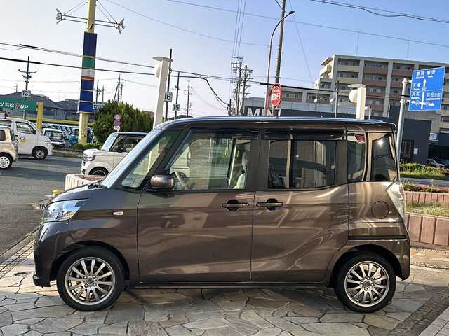 日産 デイズ ルークス X 静岡県 2020(令2)年 1.6万km アッシュブラウンM 純正ナビ/フルセグ/CD/DVD/BT/全方位カメラ/片側パワースライドドア/ETC/エマージェンシーブレーキ/ハロゲンヘッドライト/社外アルミ/スマートキー/スペアキー