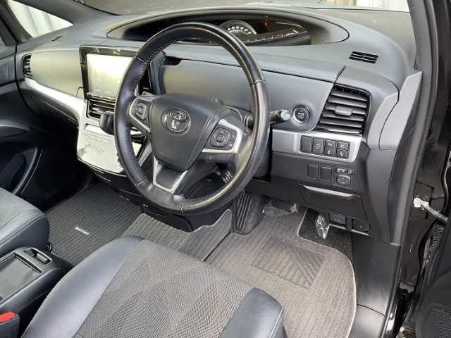 トヨタ エスティマ アエラス プレミアム 宮崎県 2016(平28)年 5.9万km ブラック AIS検査済み/【2502019317】/ワンオーナー/MTモード付/純正AW/モデリスタエアロ（フロント・リアアンダー）/フロントフォグランプ/LEDヘッドライト/オートライト/両側パワスラ/純正フロアマット/ウォークスルー/3列シート/ハーフレザーシート/スマートキー/AC100V電源/オットマン/後席モニター/Bluetooth接続/フルセグ/ETC(通常）/コーナーセンサー/盗難防止装置/バックカメラ/レーンキープアシスト/衝突被害軽減ブレーキ/20AW ワーク　シュバートＳＣ６(社外）/アクセレラ PHI-R　（社外）/社外パーツ取付有