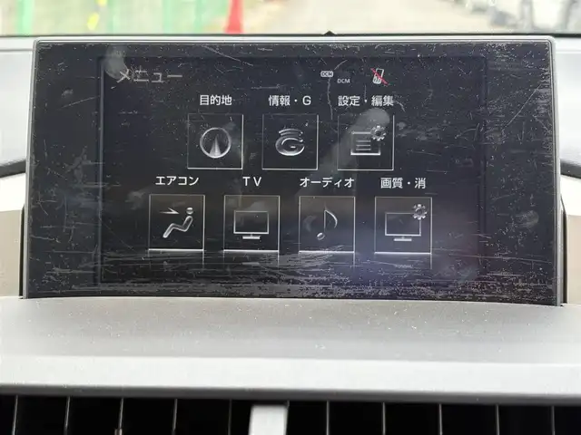 レクサス ＮＸ 200t Iパッケージ 福岡県 2015(平27)年 7.2万km ソニッククォーツ 純正ナビ(Bluetooth/CD/DVD/Blu-ray)/フルセグTV/バックカメラ/ビルトインETC/クルーズコントロール/ビークルスタビリティコントロール/IC付ターボ/角型三眼LEDヘッドランプ/オートライト/オートエアコン/本革巻きステアリング/ステアリングスイッチ/ステアリングヒーター/パドルシフト/合皮シート/前席パワーシート/シートヒーター/D席ポジションメモリー付/純正OP18インチアルミホイール/スマートキー/スマートエントリー/スタートシステム/禁煙車