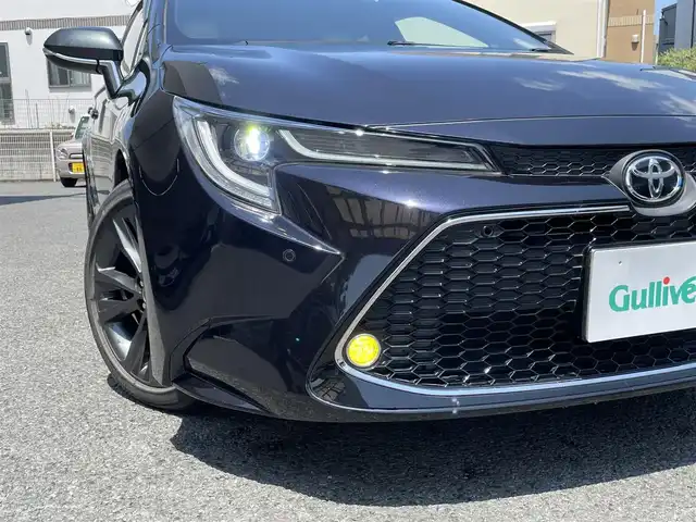 トヨタ カローラツーリング ダブルバイビー 神奈川県 2021(令3)年 2.8万km スパークリングブラックパールクリスタルシャイン ワンオーナー/6MT/ターボ/カローラスポーツ用アルミボンネット/現行型テールレンズ/純正メモリーナビ・地デジTV/バックモニター/白内装ハーフレザーシート/ワイヤレス充電/寒冷地仕様/トヨタセーフティセンス/PCS/LDA/RSA/コーナーセンサー/純正17インチAW/LEDライト/LEDフォグ/LEDデイライト/オートハイビーム/前席シートヒーター/ステアリングヒーター/前後ドライブレコーダー/ビルトインETC2.0/純正USB/BT/Miracast/プッシュスタート/スマートキー×2/ステアリングスイッチ/保証書・取説あり
