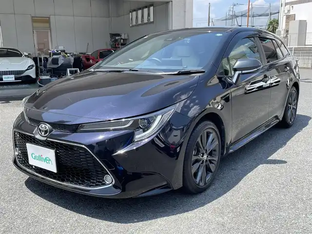 トヨタ カローラツーリング ダブルバイビー 神奈川県 2021(令3)年 2.8万km スパークリングブラックパールクリスタルシャイン ワンオーナー/6MT/ターボ/カローラスポーツ用アルミボンネット/現行型テールレンズ/純正メモリーナビ・地デジTV/バックモニター/白内装ハーフレザーシート/ワイヤレス充電/寒冷地仕様/トヨタセーフティセンス/PCS/LDA/RSA/コーナーセンサー/純正17インチAW/LEDライト/LEDフォグ/LEDデイライト/オートハイビーム/前席シートヒーター/ステアリングヒーター/前後ドライブレコーダー/ビルトインETC2.0/純正USB/BT/Miracast/プッシュスタート/スマートキー×2/ステアリングスイッチ/保証書・取説あり