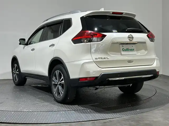 日産 エクストレイル 20Xi 愛媛県 2018(平30)年 5.9万km ブリリアントホワイトパール ・９型ナビ/（フルセグＴＶ・ＢＴ・ＣＤ・ＤＶＤ・ＦＭ・ＡＭ・ＳＤ・ＵＳＢ・ＡＵＸ）/・カプロンシート/・全方位カメラ　/・ＥＴＣ　/・前方ドラレコ　/・１１型後席モニター　/・プロパイロット　/・レーダークルコン　/・レーンキープアシスト/・パワーバックドア/・2WD・4WD切り替え/・デジタルインナーミラー/・スペアキー