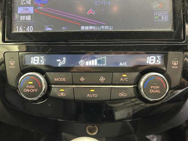 日産 エクストレイル 20Xi 愛媛県 2018(平30)年 5.9万km ブリリアントホワイトパール ・９型ナビ/（フルセグＴＶ・ＢＴ・ＣＤ・ＤＶＤ・ＦＭ・ＡＭ・ＳＤ・ＵＳＢ・ＡＵＸ）/・カプロンシート/・全方位カメラ　/・ＥＴＣ　/・前方ドラレコ　/・１１型後席モニター　/・プロパイロット　/・レーダークルコン　/・レーンキープアシスト/・パワーバックドア/・2WD・4WD切り替え/・デジタルインナーミラー/・スペアキー