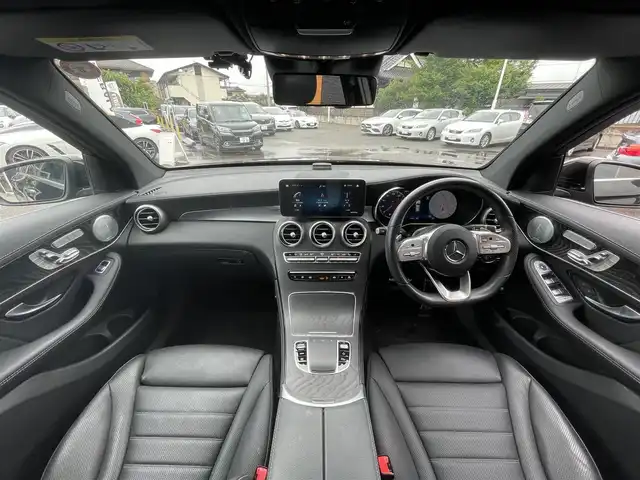メルセデス・ベンツ ＧＬＣ２２０ d 4マチック AMGライン 栃木県 2020(令2)年 6.2万km オブシディアンブラック ワンオーナー /スライディングサンルーフ/本革シート/パワーシート /全席シートヒーター /前席ベンチレーター/前席リラクゼーションシート/エアサスペンション/キーレスゴー/ACC/レーンキープアシスト/ブラインドスポット /ナビ/全方位カメラ/フルセグTV/パワーバックドア/LEDヘッドライト/オートライト/パークトロニック /ブルメスターサウンド