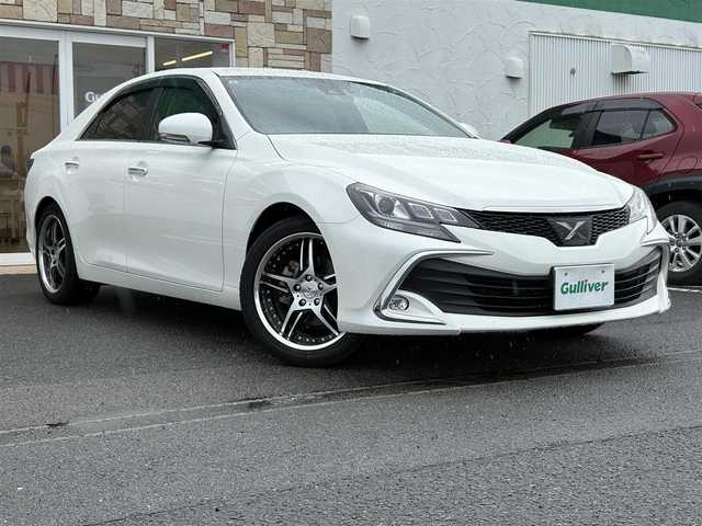 トヨタ マークＸ 250G 徳島県 2019(令1)年 0.8万km ホワイトパールクリスタルシャイン 社外7型メモリナビ　CN-RE05WD/　フルセグTV/AM/FM/Bluetooth/SD/DISC/フォグライト/バックカメラ/ETC/追従式クルーズコントロール/LEDヘッドライト/スマートキー/プッシュスタート/全周囲ドライブレコーダー/純正ドアバイザー/純正フロアマット/純正16インチアルミホイール