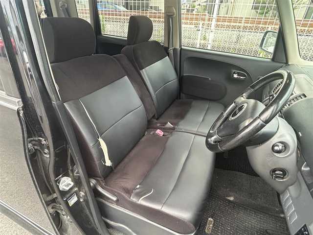 ダイハツ タント カスタム VSターボ 静岡県 2007(平19)年 14.8万km ブラックマイカ 社外ＨＤＤナビ（Ｂｌｕｅｔｏｏｔｈ、ＣＤ、ＤＶＤ、ＴＶ、ＨＤＤミュージックサーバー）/ターボ/純正アルミホイール/ＥＴＣ/純正フロアマット/ハーフレザーシート/ダブルエアバック/ベンチシート/パワーステアリング/パワーウィンドウ/リモコンキー/ABS/ハロゲンヘッドライト