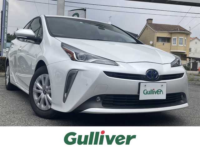 トヨタ プリウス SセーフティプラスⅡ 大分県 2022(令4)年 5.9万km プラチナホワイトパールマイカ トヨタセーフティセンス/マルチメディアディスプレイ/Bluetoothオーディオ/Miracast/地デジ　フルセグ/全方位モニター/スマートキー/プッシュスタート/レーダークルーズコントロール/ビルトイン2.0ETC/LEDヘッドライト/オートライト/オートマチックハイビーム/ステアリングスイッチ/保証書取説有り