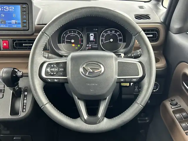 ダイハツ ムーヴ キャンバス セオリー G 愛知県 2022(令4)年 1.3万km レイクブルーメタリック 禁煙車/純正7インチディスプレイオーディオ/（AM/FM/CD/DVD/Bluetooth/USB)/バックカメラ/スマートアシストIII/・衝突軽減ブレーキ/。レーンキープアシスト/・オートマチックハイビーム/・クリアランスソナー/・誤発進抑制機能/ドライブレコーダー/シートヒーター/両側パワースライドドア/アイドリングストップ/スマートキー/スペアキー有/電子パーキング/オートホールド/純正フロアマット/横滑り防止装置/LEDヘッドライト/フロントフォグライト