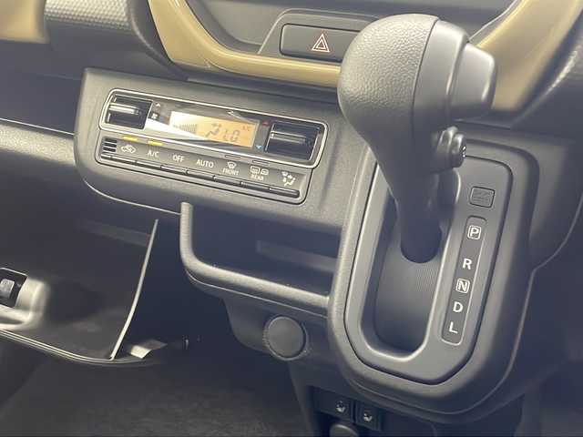 スズキ ハスラー HYBRID G 沖縄県 2025(令7)年 0.1千km ソフトベージュメタリック スズキセーフティサポート搭載車/前席シートヒーター/リアコーナーセンサー/レーダークルーズコントロール/LEDヘッドライト/プッシュスタート/スマートキー/スペアキー/オートエアコン/電動格納ミラー　