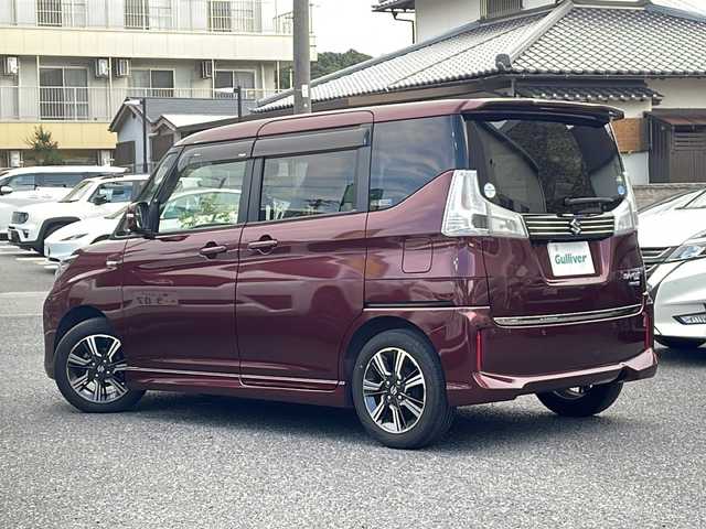 スズキ ソリオ バンディット HV MV 大阪府 2019(平31)年 8.8万km クラレットレッドM ワンオーナー/プッシュスタート/アラウンドビューモニター/片側パワースライドドア/コーナーセンサー/ドライブレコーダー/デジタルインナーミラー/レーダークルーズコントロール/パドルシフト/社外SDメモリナビ/-フルセグTV/CD/DVD/AM/FM/Bluetooth/運転席シートヒーター/ビルトインETC/ステアリングリモコン/革巻きステアリング/純正マット/電格ミラー/ドアバイザー/イモビライザー