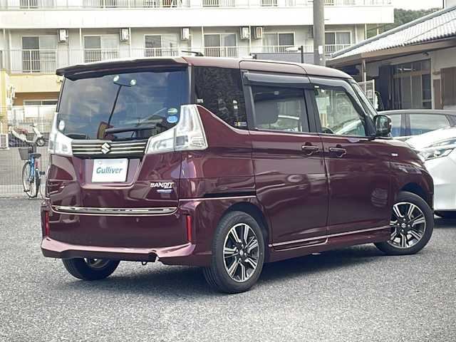 スズキ ソリオ バンディット HV MV 大阪府 2019(平31)年 8.8万km クラレットレッドM ワンオーナー/プッシュスタート/アラウンドビューモニター/片側パワースライドドア/コーナーセンサー/ドライブレコーダー/デジタルインナーミラー/レーダークルーズコントロール/パドルシフト/社外SDメモリナビ/-フルセグTV/CD/DVD/AM/FM/Bluetooth/運転席シートヒーター/ビルトインETC/ステアリングリモコン/革巻きステアリング/純正マット/電格ミラー/ドアバイザー/イモビライザー