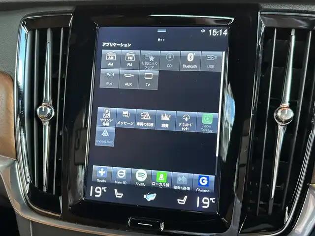 ボルボ Ｖ９０ T6 AWD インスクリプション 宮城県 2017(平29)年 5.2万km クリスタルホワイトP アダプティブクルーズコントロール/レーンキープアシスト/BLIS/パノラマガラスサンルーフ/Bowers&wilkinsサウンドシステム/純正ナビゲーションシステム/360°カメラシステム/アンバーレザーシート/シートベンチレーション/シートヒーター/メモリ機能付きパワーシート/LEDヘッドライト/オートライト/純正20インチAW/スマートキーシステム/パワーバックドア/液晶メーターパネル/ドライブレコーダー