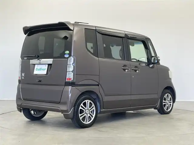 ホンダ Ｎ ＢＯＸ G SSパッケージ 埼玉県 2015(平27)年 5.6万km プレミアムブロンズパール 純正7インチナビ/　Bluetooth ワンセグTV CD SD AUX iPod/両側パワースライドドア/LEDヘッドライト/オートエアコン/シティブレーキアクティブシステム/バックカメラ/プッシュスタート/Hondaスマートキーシステム/ETC/ワンセグTV/アルミホイール